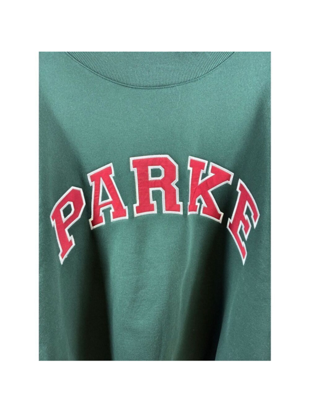 PARKE NWT Varsity Mock neck in Forest Maroon Size XXL - Picture 3 of 13